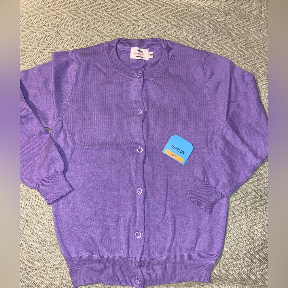 New     Umelok | girls  cardigan sweater | size 9-10